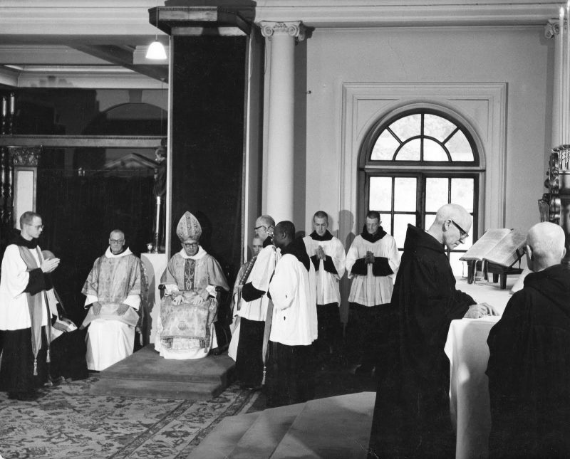 Monks at prayer